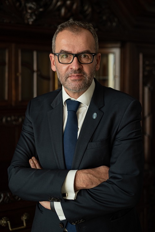 Przewodniczący KRUP, prof. dr hab. Piotr Stepnowski, rektor Uniwersytetu Gdańskiego